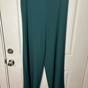 Donna Karan Extra High Rise Wide Pants Leg - Large